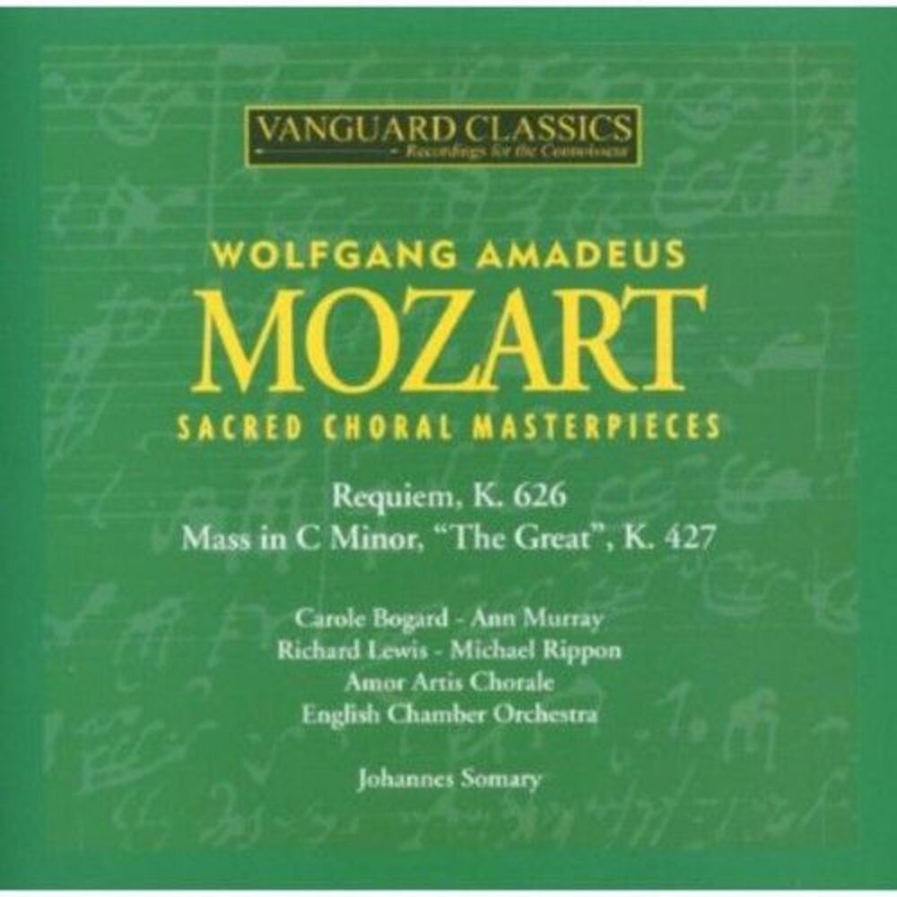 W.a. Mozart - Choral Masterpieces  CD